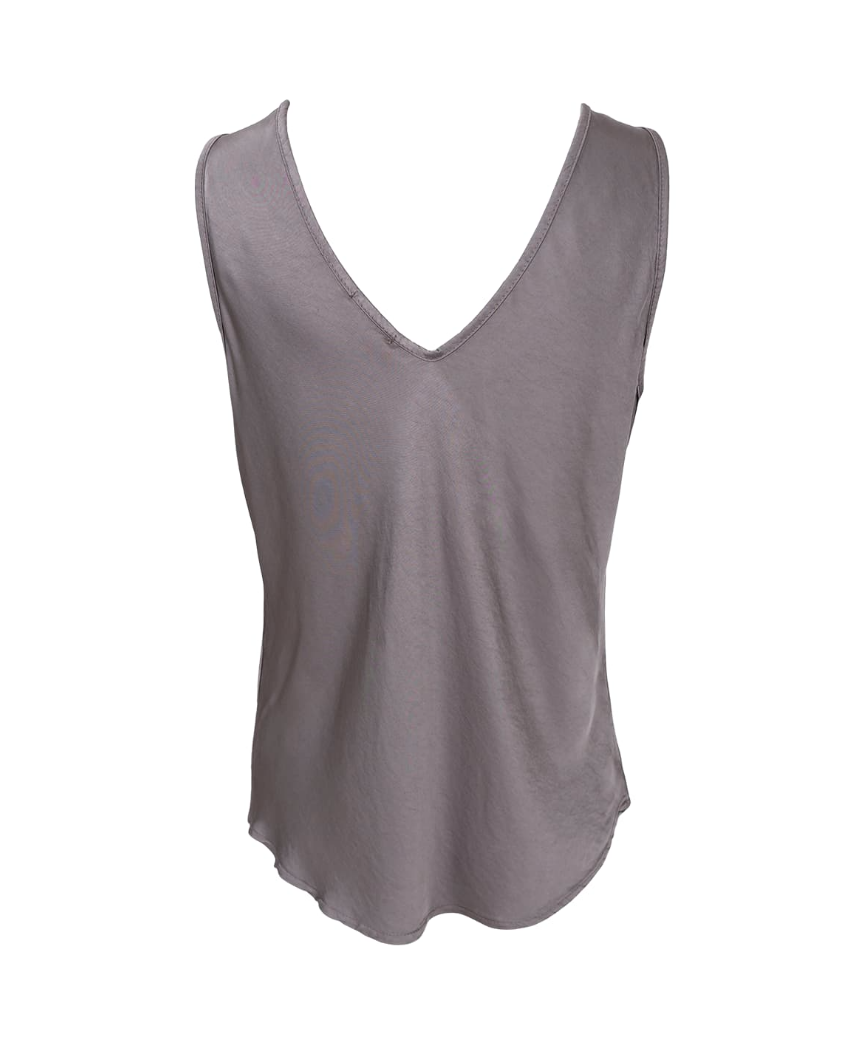 Black Colour BCMabel Double V-Neck top 41210 Taupe