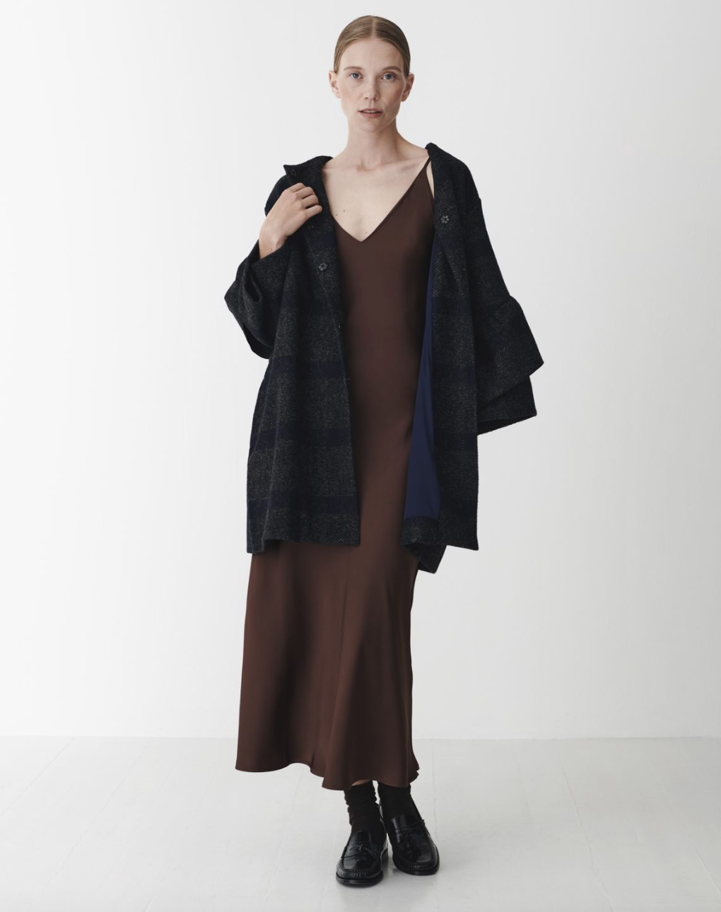 Karmamia Camisole Dress Semi Rich Brown