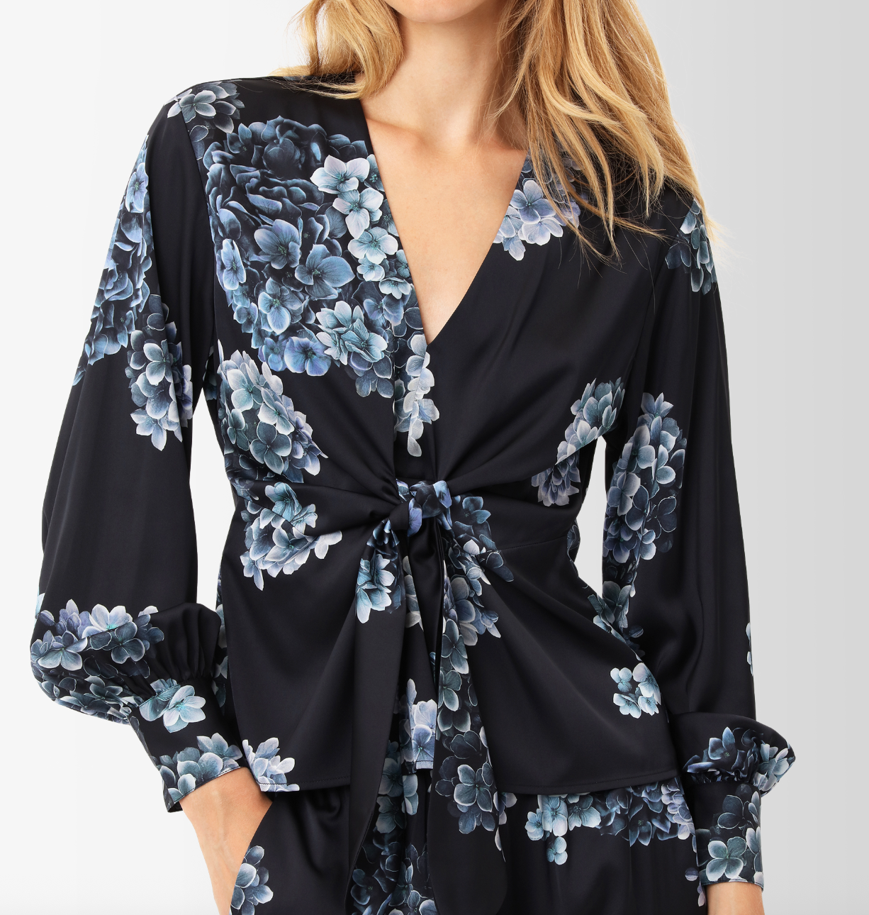 Karmamia Blair Blouse Hydrangea