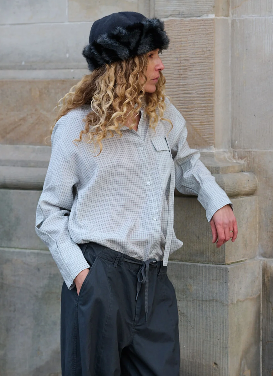 La Rouge Baggy Pants Dark Grey