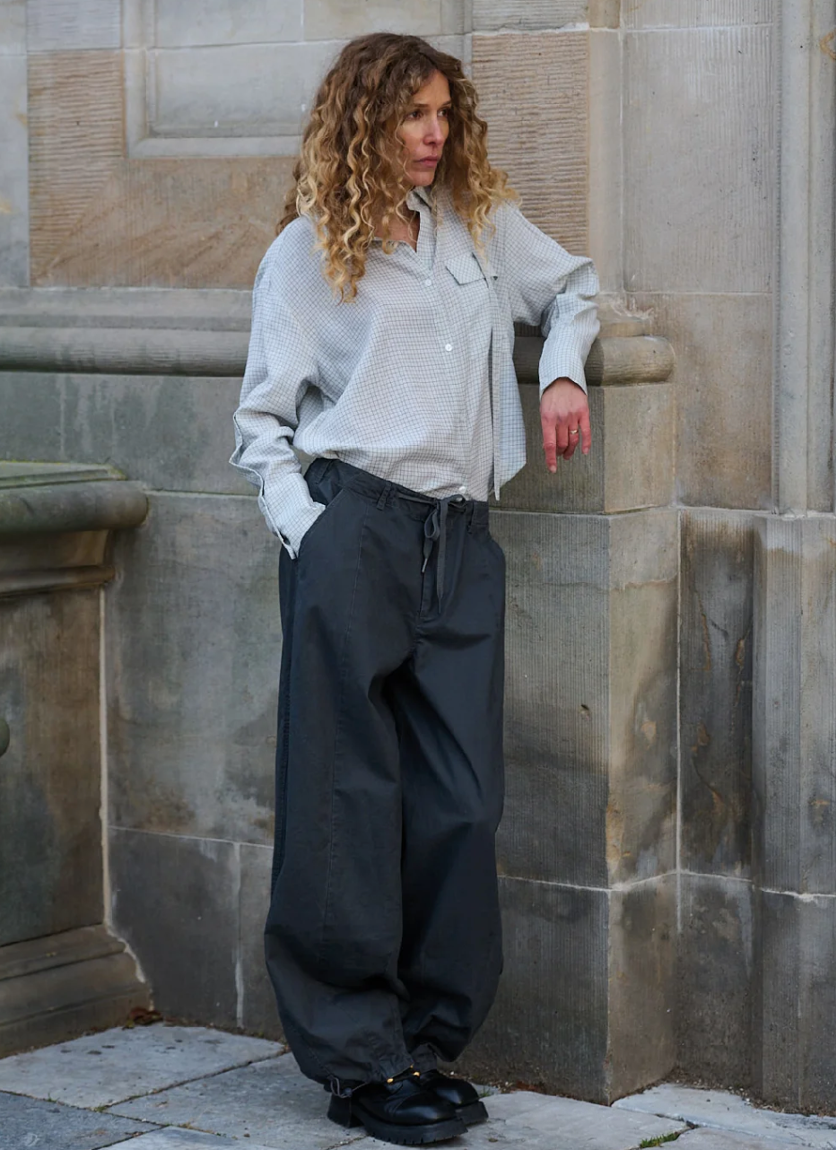 La Rouge Baggy Pants Dark Grey