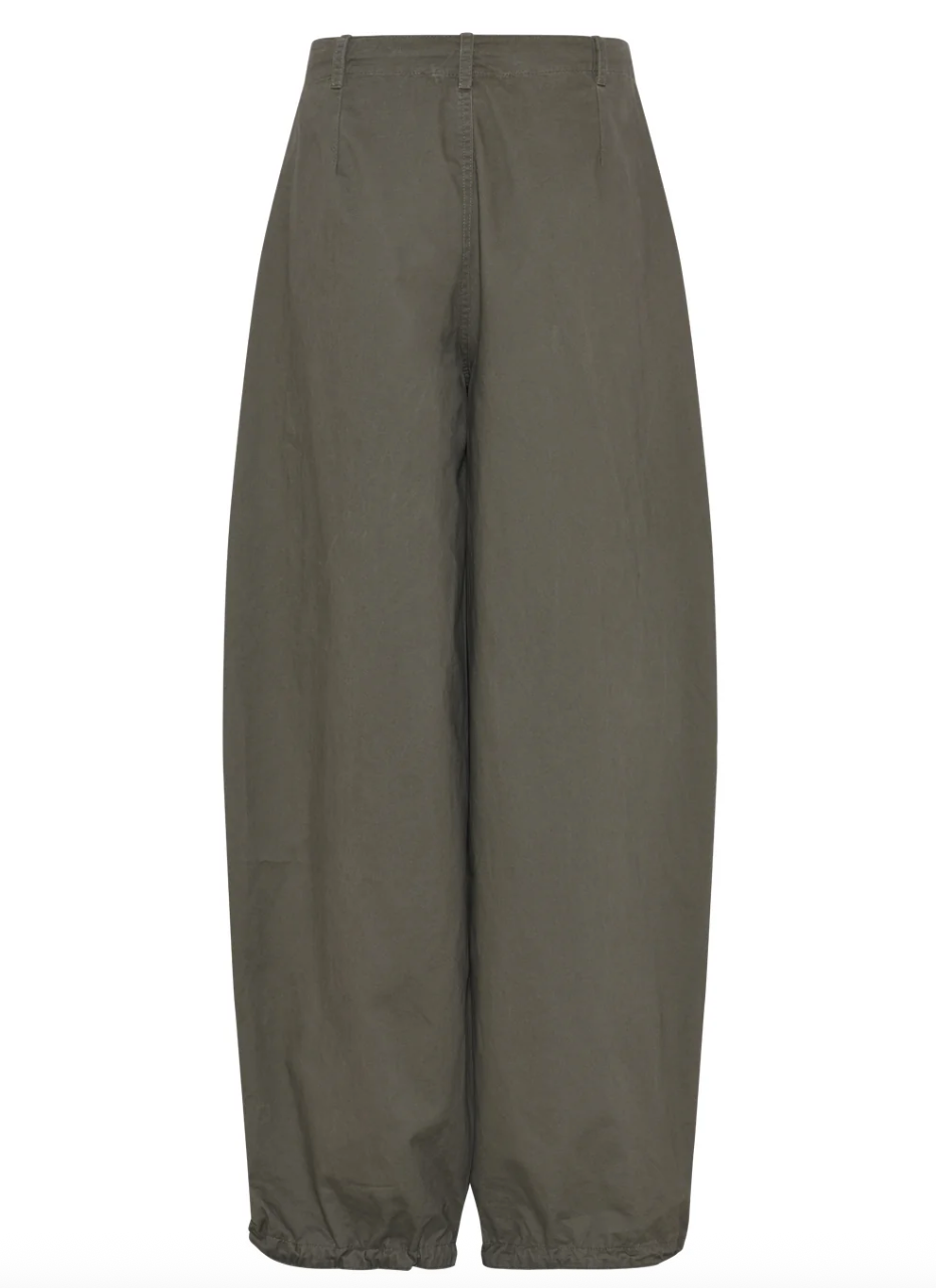 La Rouge Baggy Pants Army Green