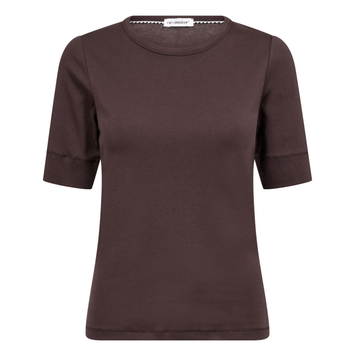 Co'Couture GrannyCC SS Tee Chocolate Plume