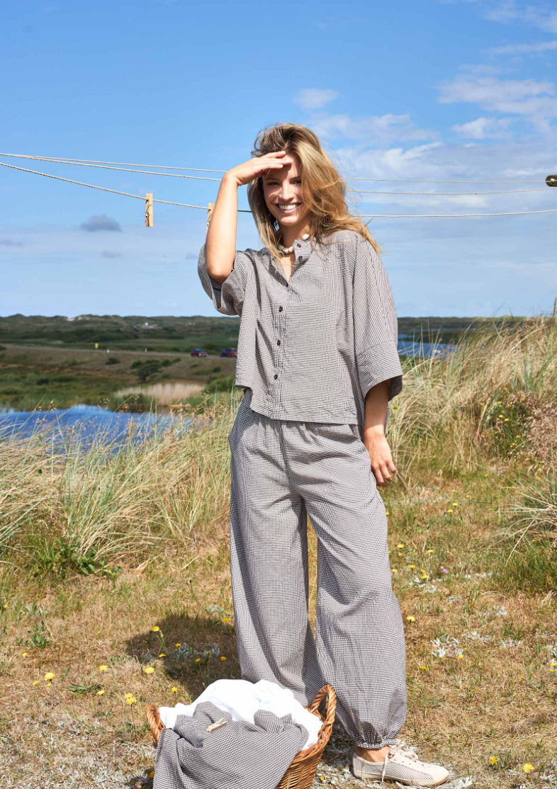 Black Colour BCManon Balloon Pant Coffee