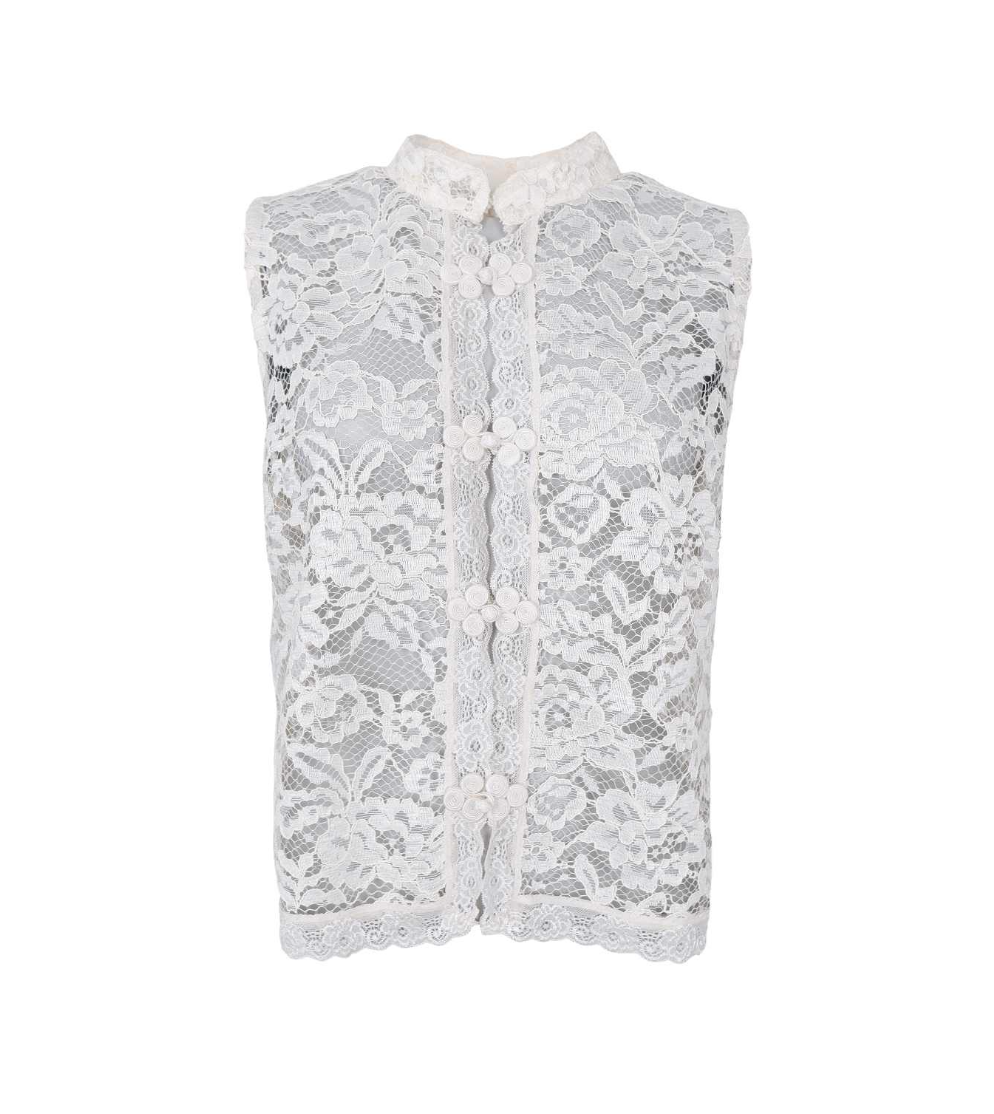 Black Colour BCRosa Napoleon Top Off White