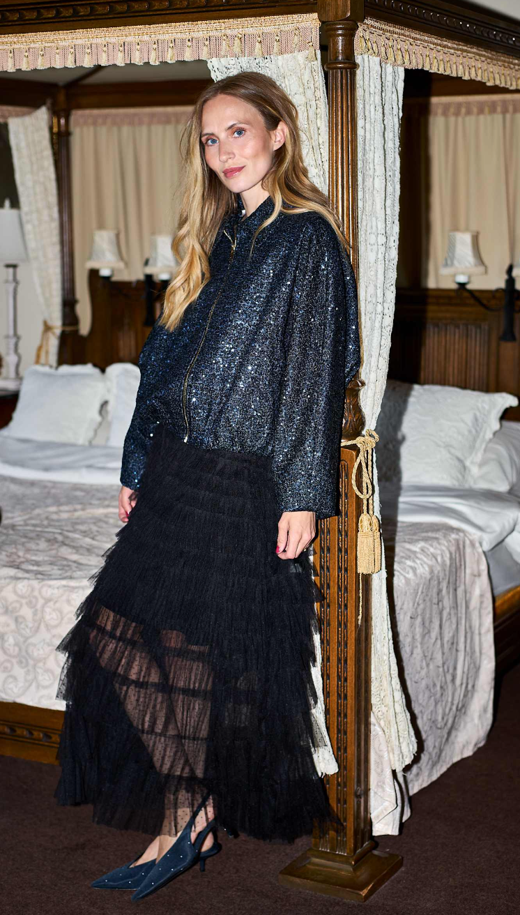 Black Colour BCAngelina Mesh Skirt Black