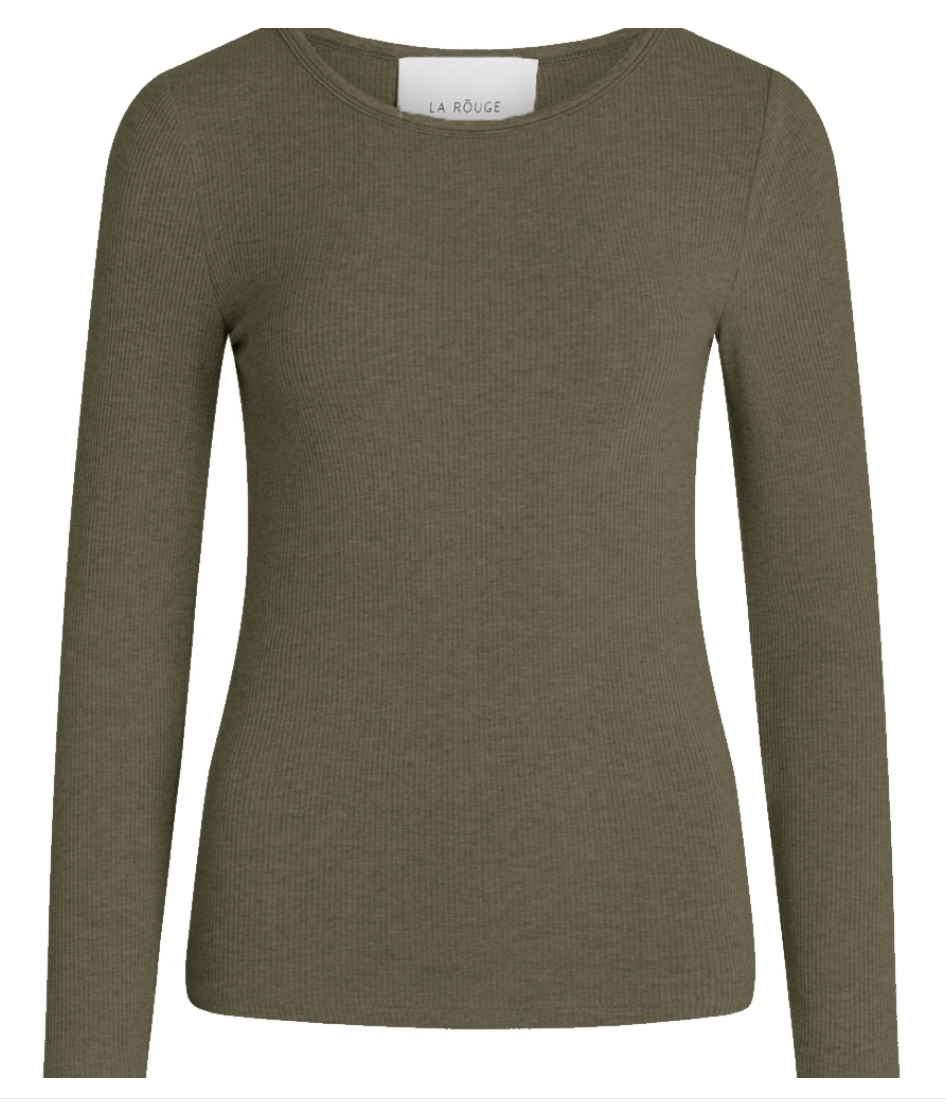 La Rouge Lisa L/S T-Shirt LR1047 Army Green