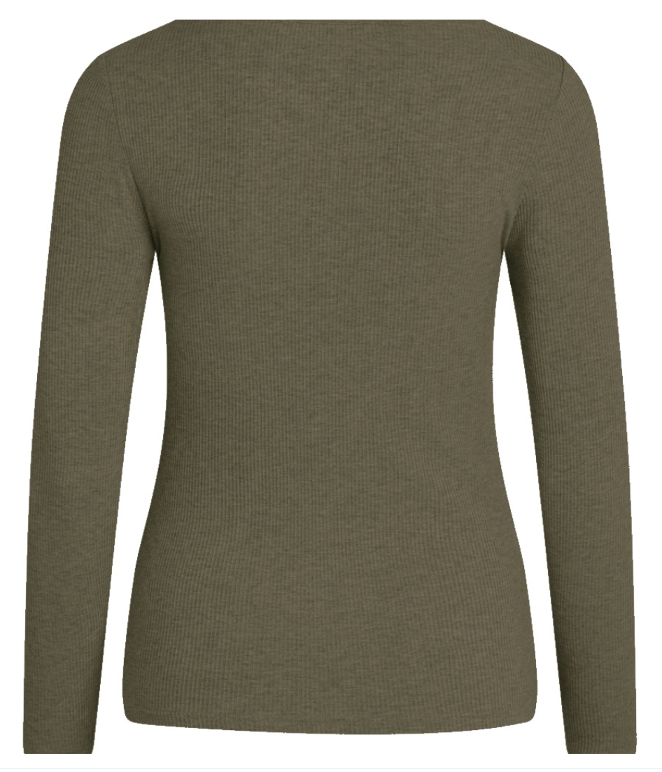 La Rouge Lisa L/S T-Shirt LR1047 Army Green
