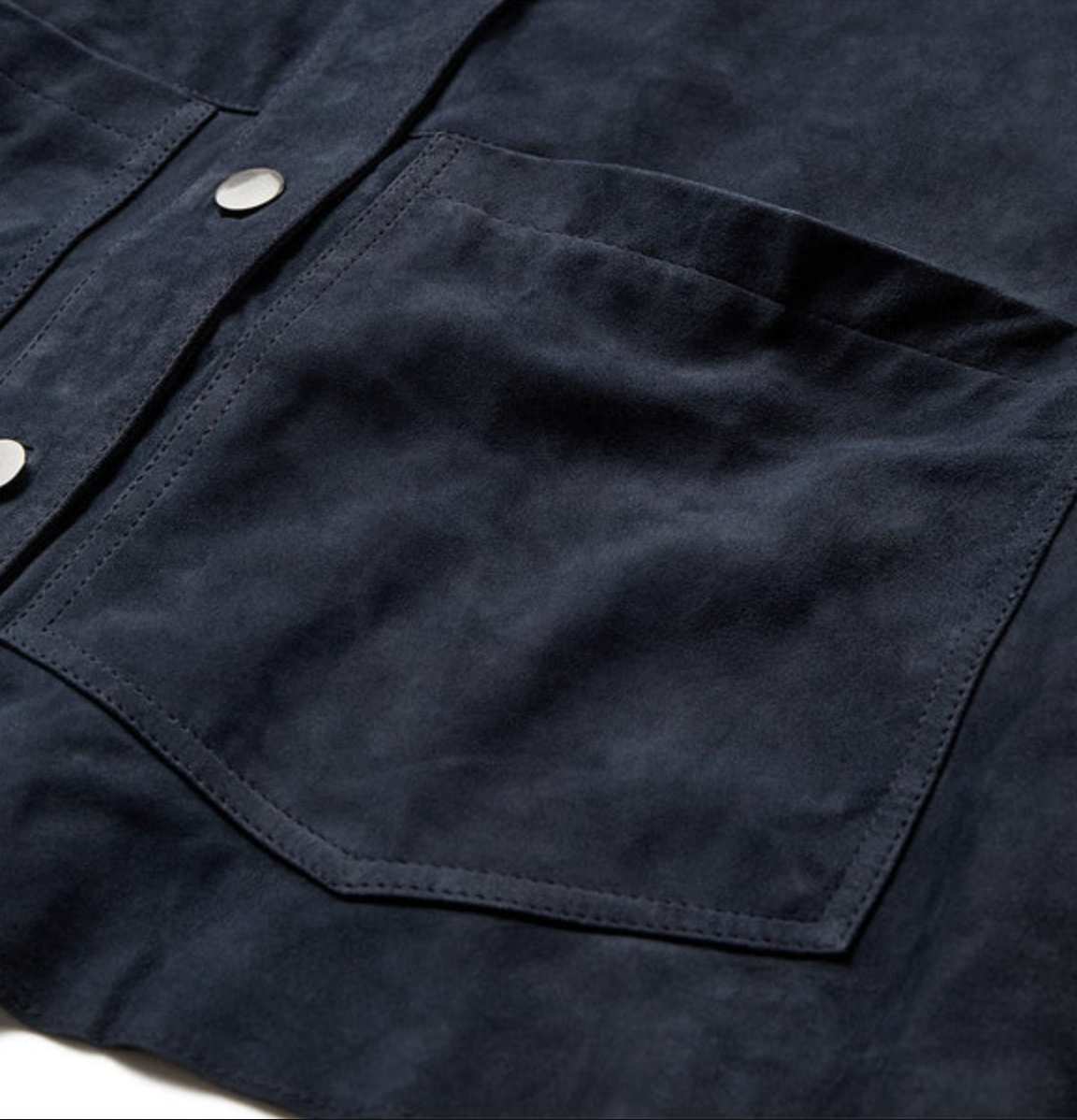 Depeche TonjaDep Suede Oversize Shirt Ocean