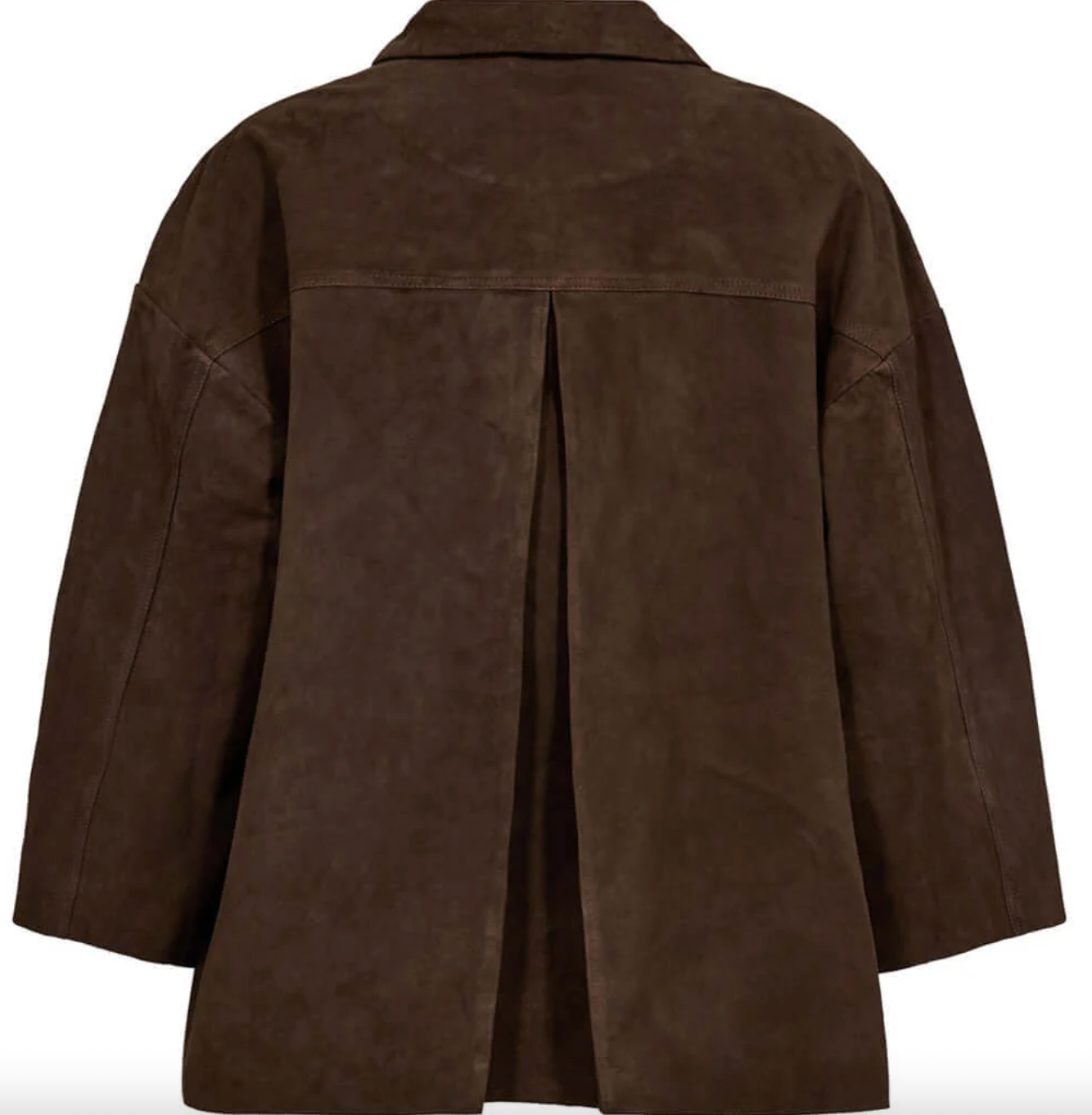 Depeche TonjaDep Suede Oversize Shirt Dusty Brown