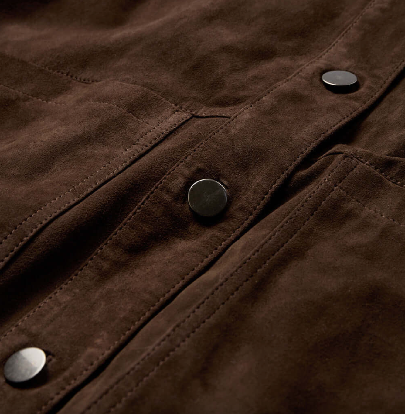 Depeche TonjaDep Suede Oversize Shirt Dusty Brown