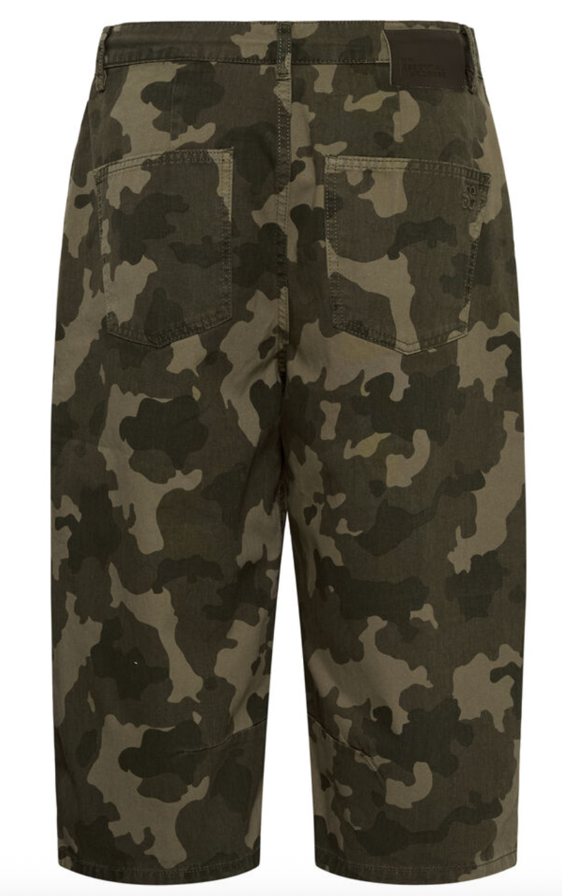 My Essential Wardrobe MWFroda Culotte Camuflage Bungee Cord Camo Print