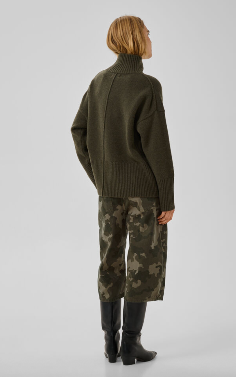 My Essential Wardrobe MWFroda Culotte Camuflage Bungee Cord Camo Print