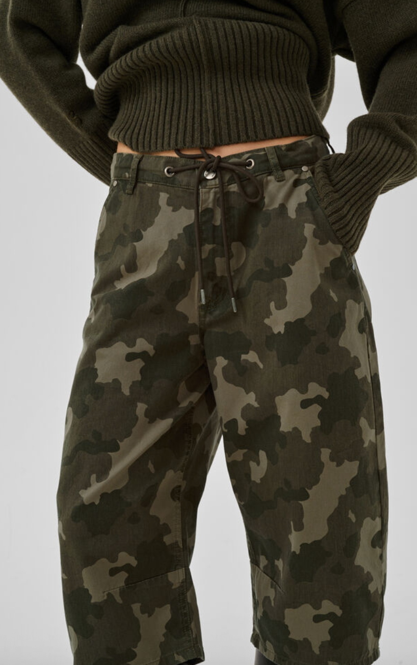 My Essential Wardrobe MWFroda Culotte Camuflage Bungee Cord Camo Print