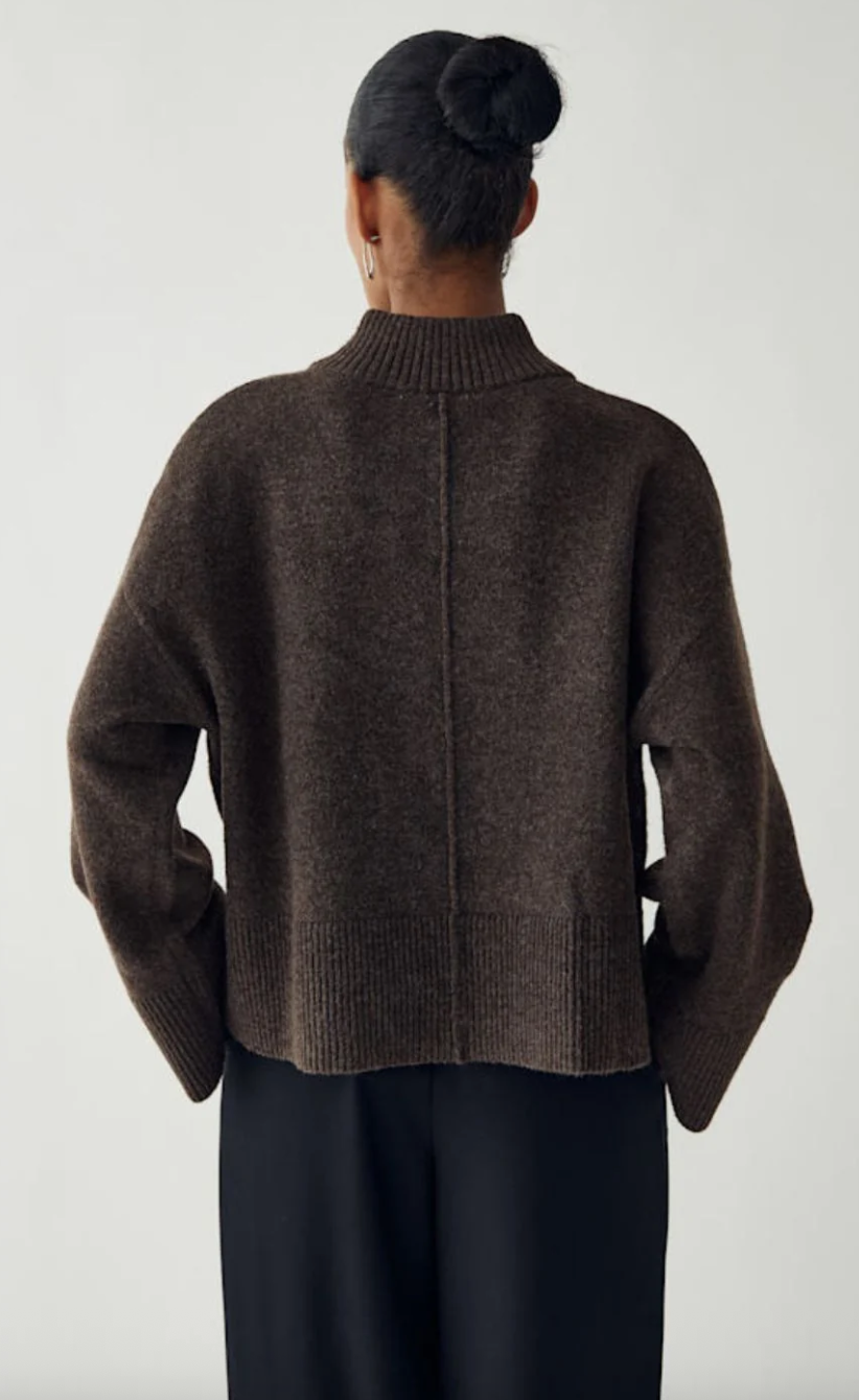 Noella N-Maidie Knit Chocolate Melange
