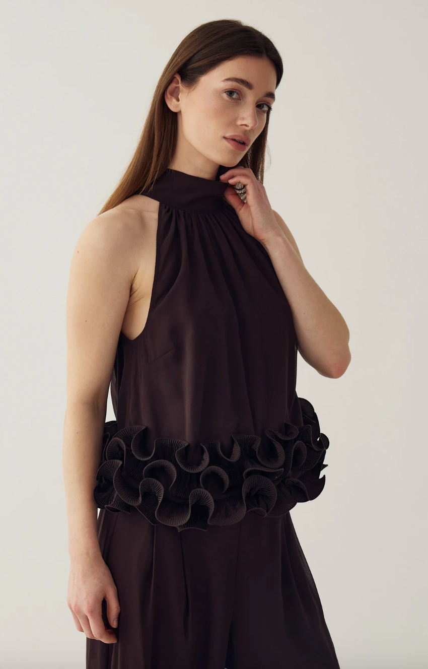 Noella N-Marjolaine Blouse Chocolate