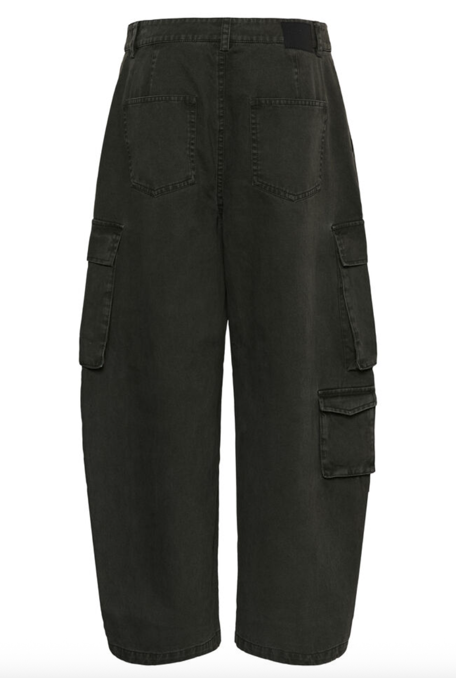 My Essential Wardrobe MWElo Cargo Pants Olive Night Long