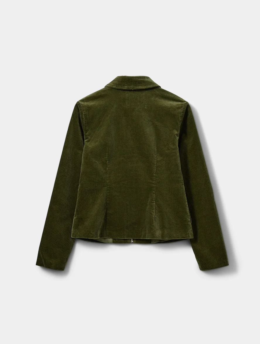 Sofie Schnoor PriellaSW Fitted Corduroy Jacket Olive Green