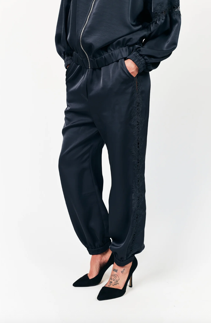 Lollys Laundry TalmaLL Pants Washed Black