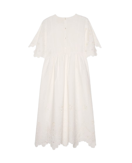 Sissel Edelbo Trine Dress Organic Cotton White