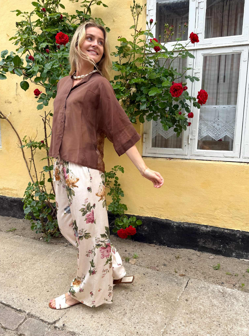 Black Colour BCZalina Pant Creme