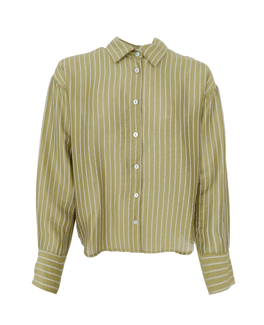 Black Colour BCMalone Shirt Dk. Lime