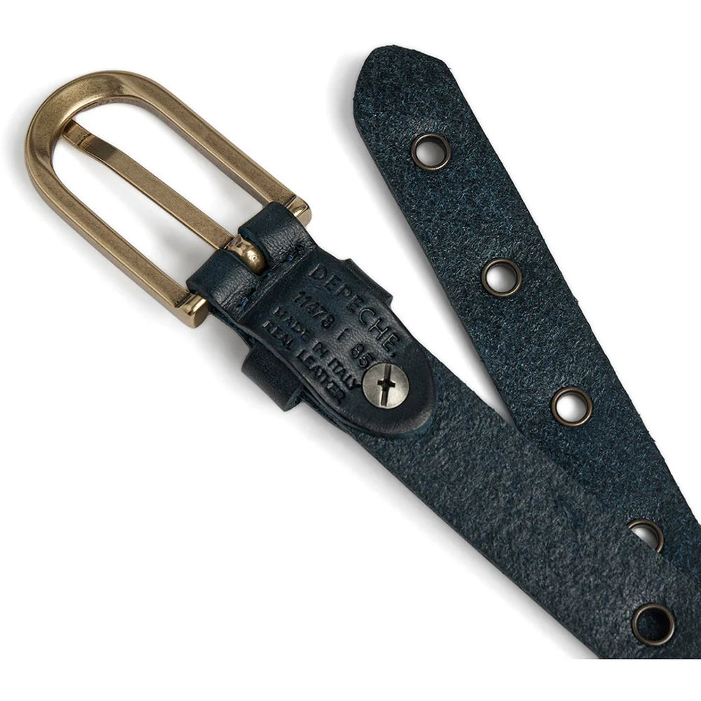 Depeche Narrow Belt Dark Blue