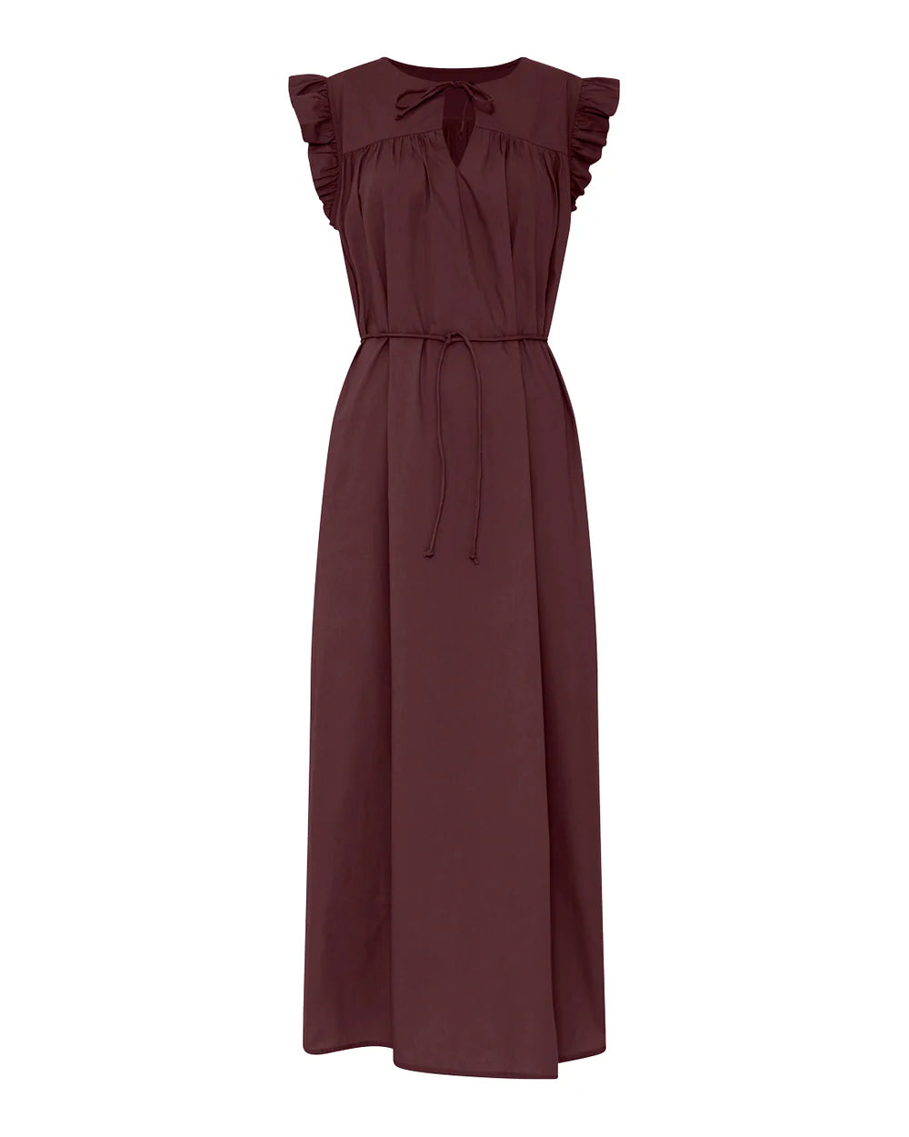 Frau Stockholm SL Long Dress 110 Red Mahogany