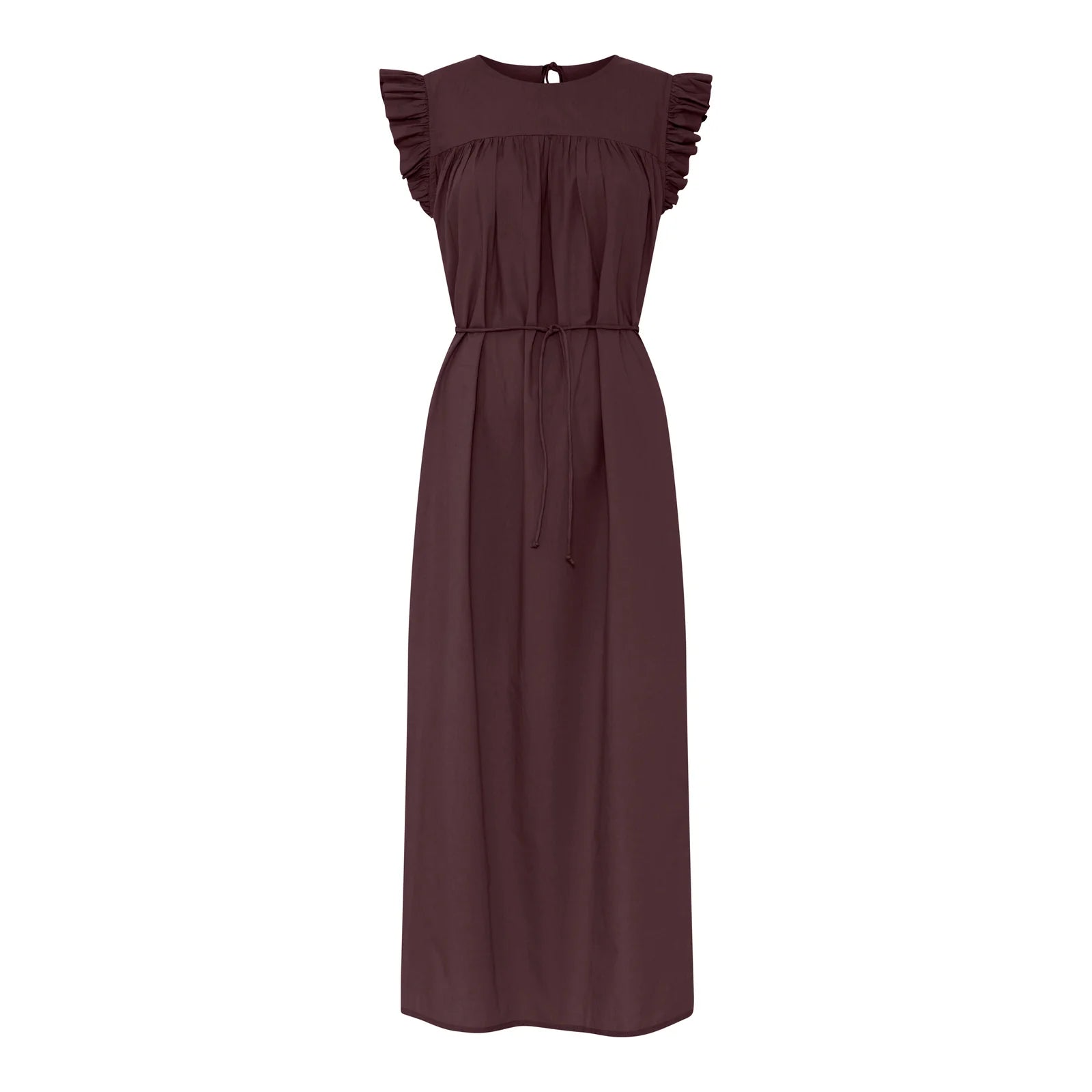 Frau Stockholm SL Long Dress 110 Red Mahogany