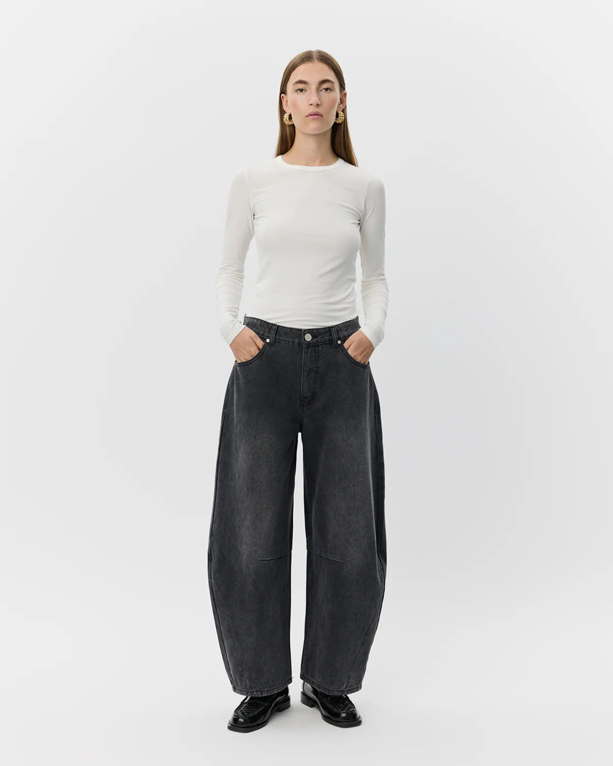 Sofie Schnoor SNOS709 Tomarsw Trousers Washed Black