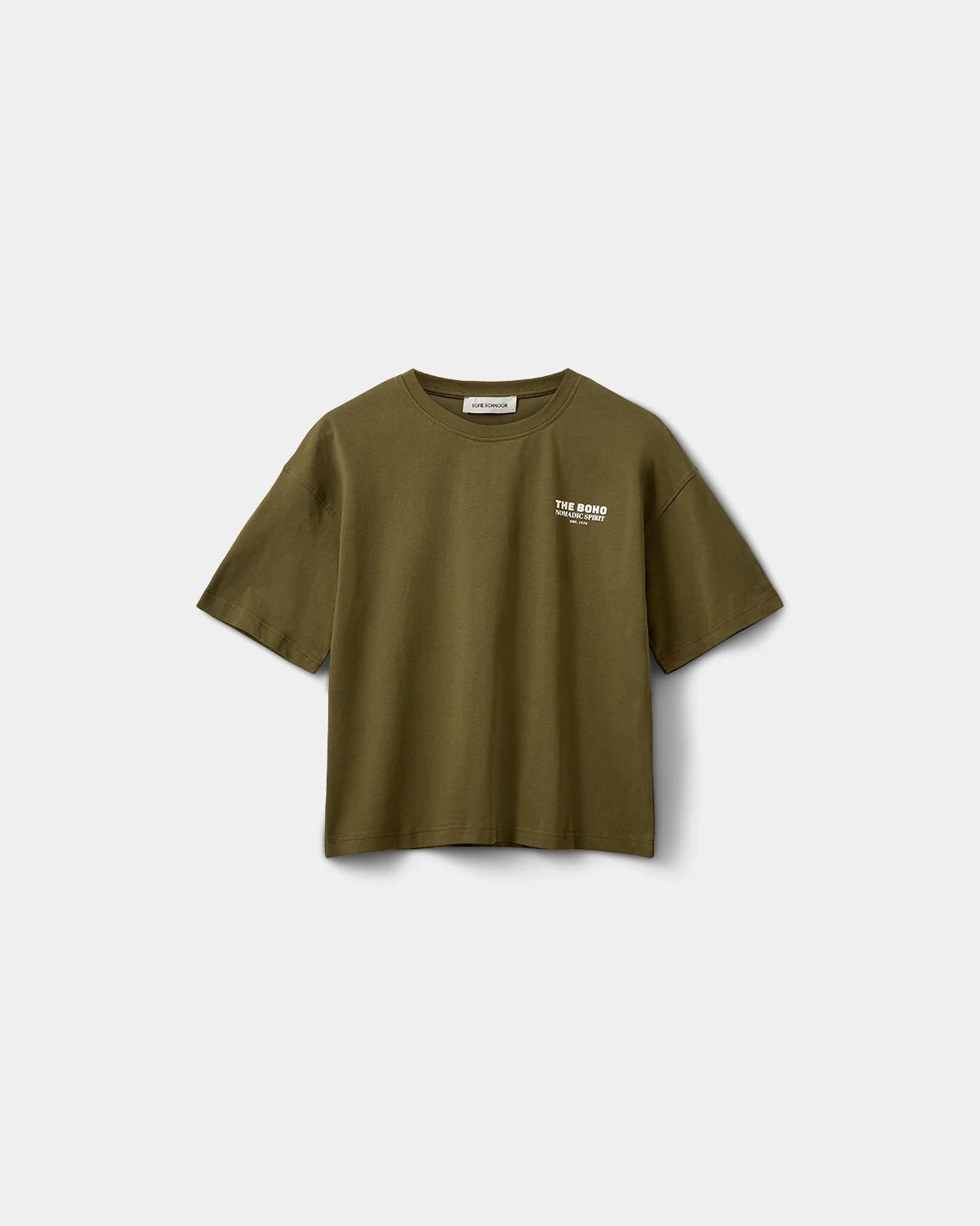 Sofie Schnoor VeraSW Boxy T-shirt Olive Green