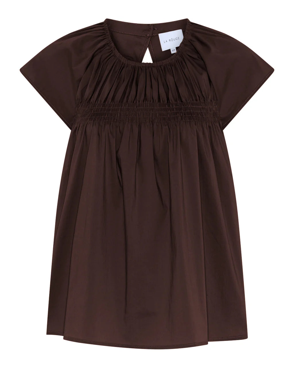 La Rouge Vilma Sleeveless Top LR1929 Dark Brown