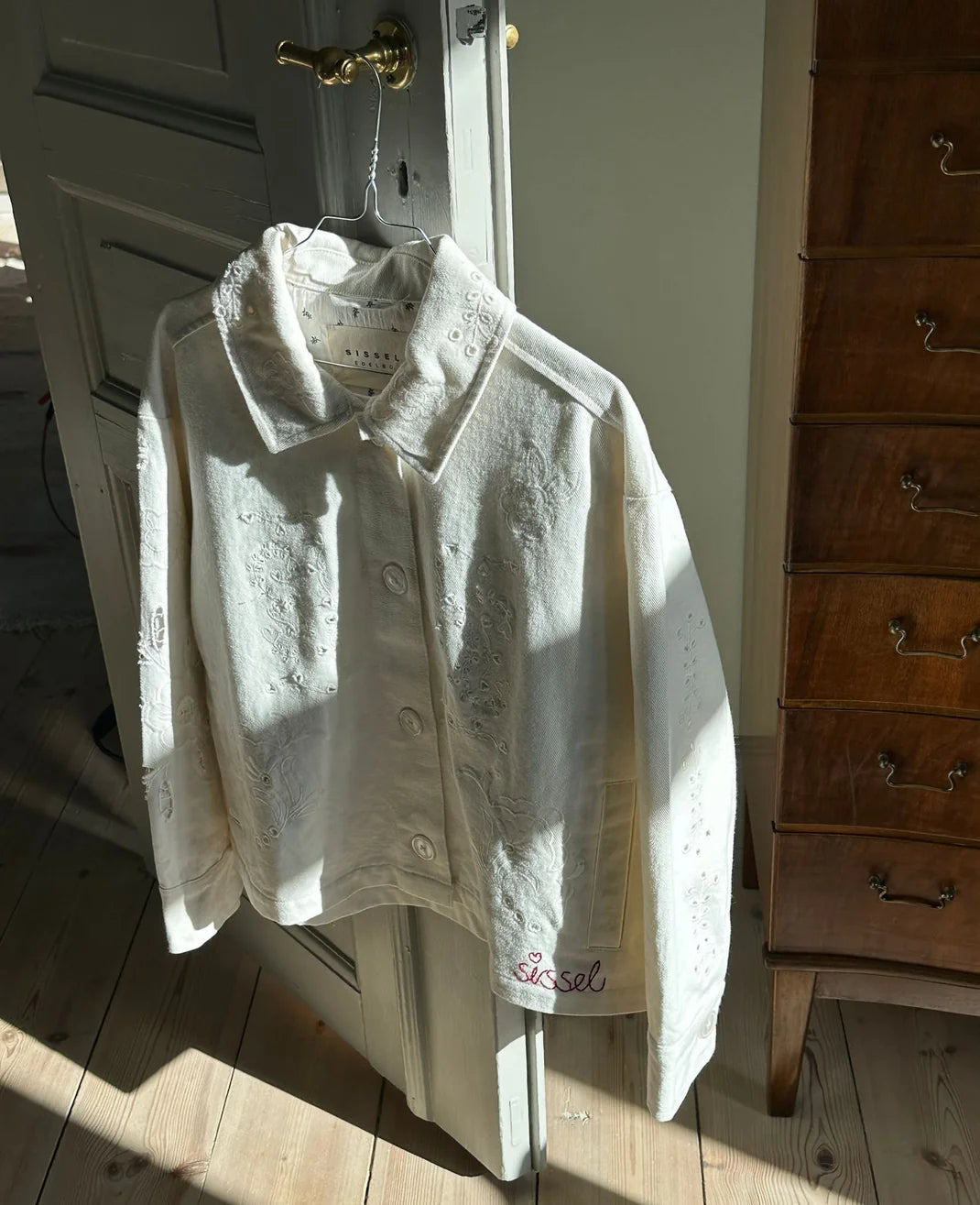 Sissel Edelbo Vintage Jacket SE 1915 Organic Cotton White Napkin