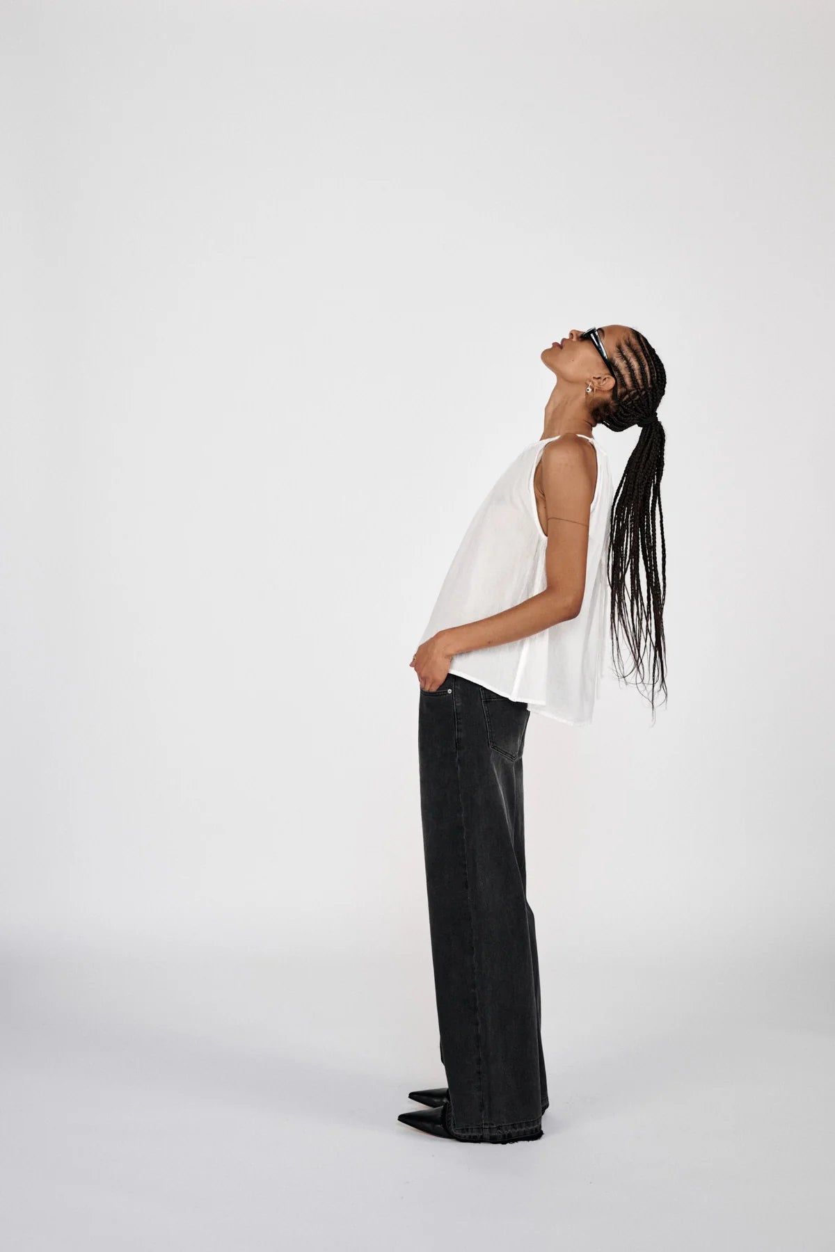 Rabens Saloner Hoda Cotton Halter Top White