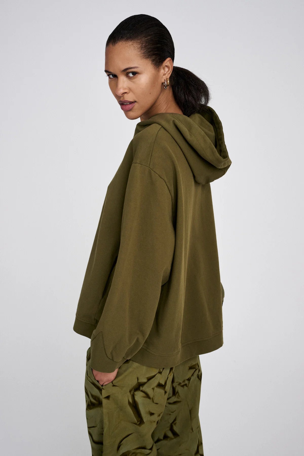Rabens Saloner Nasima Sweatshirt Dark Olive