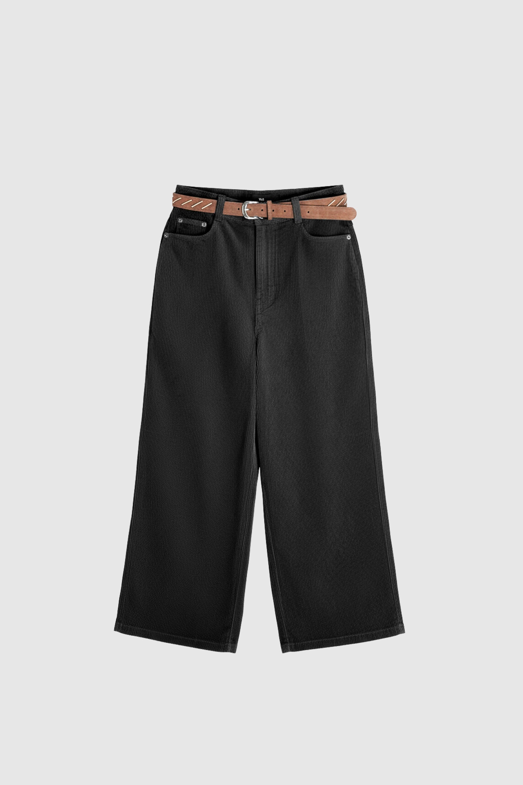 WITHBLACK WBLedna Cord Wide Pant Dark Grey