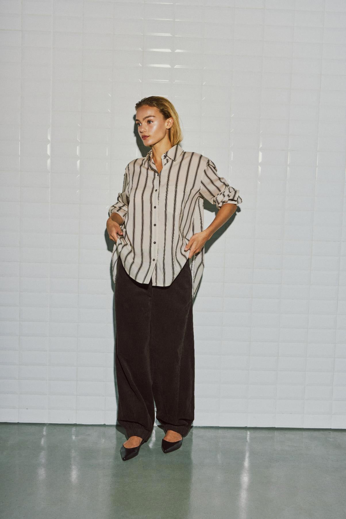 WITHBLACK WBLrhianna LS Shirt Japanese Pearl