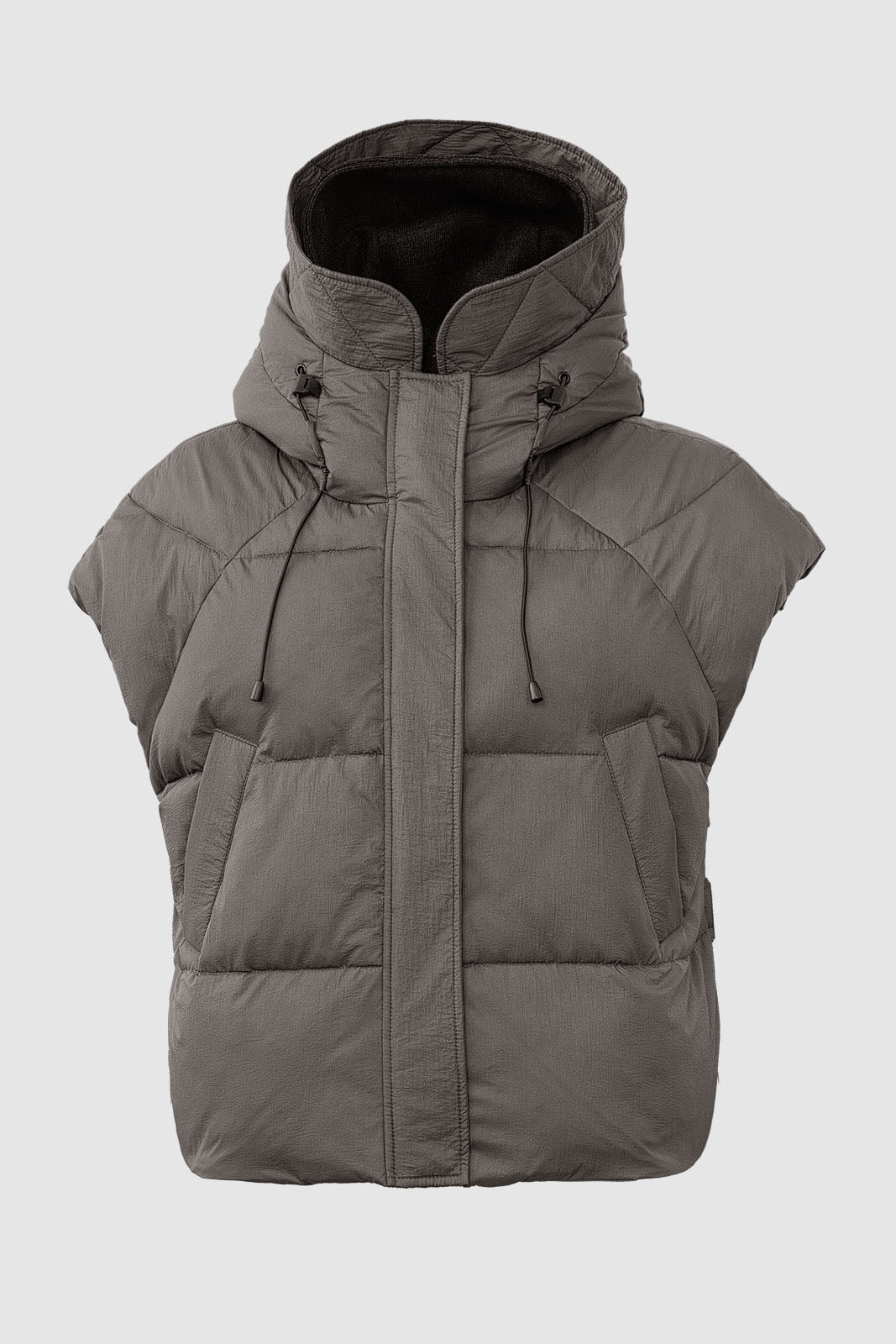 WITHBLACK WBLvenice Down Waistcoat Charcoal Art