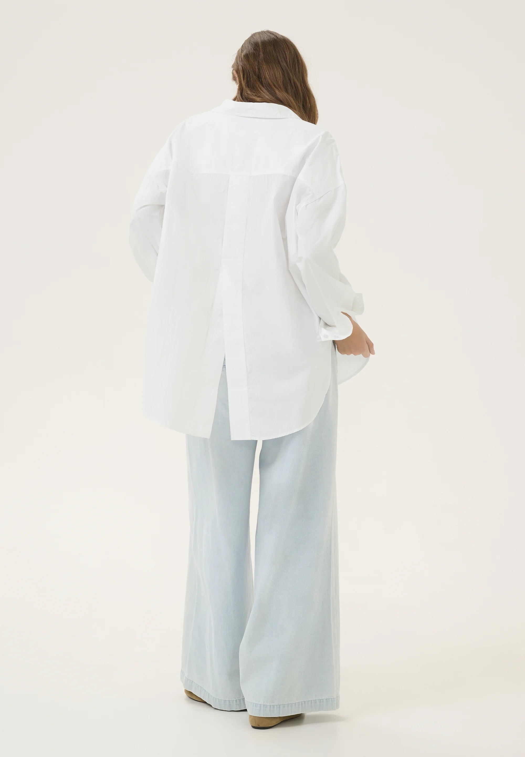 My Essential Wardrobe SunnaMW Boxy Shirt Bright White