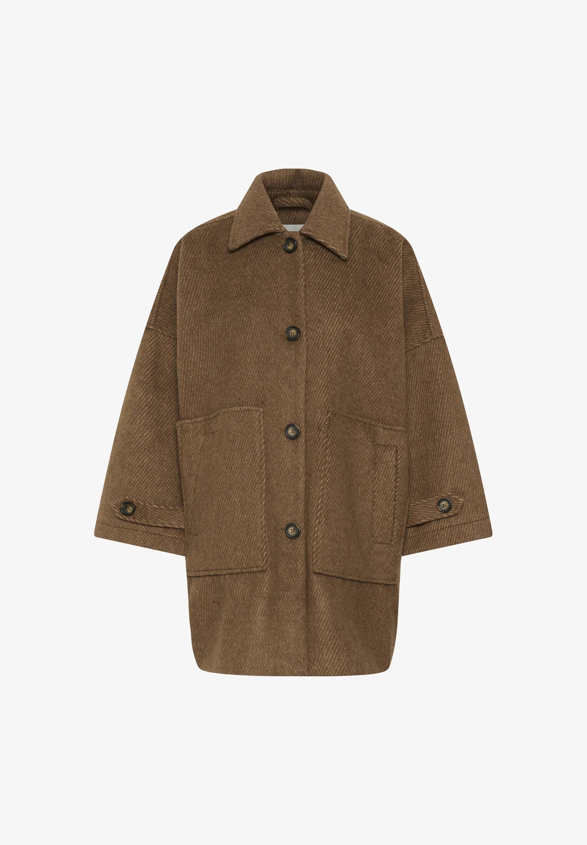 My Essential Wardrobe MWBaratti Lyon OS Jacket Toffee Melange