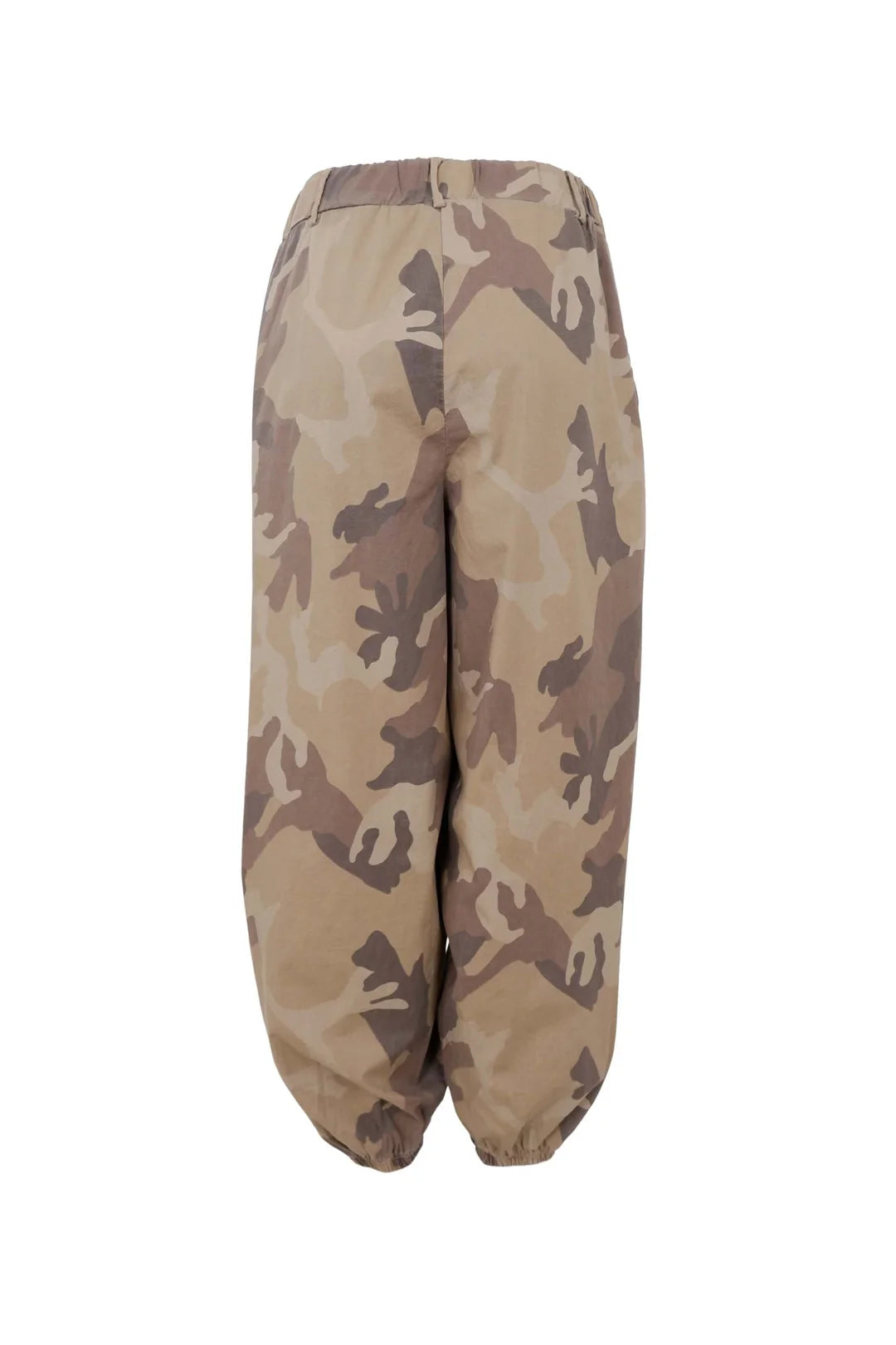 Black Colour BC Ally Balloon Pant 41202 Brown Camoflage