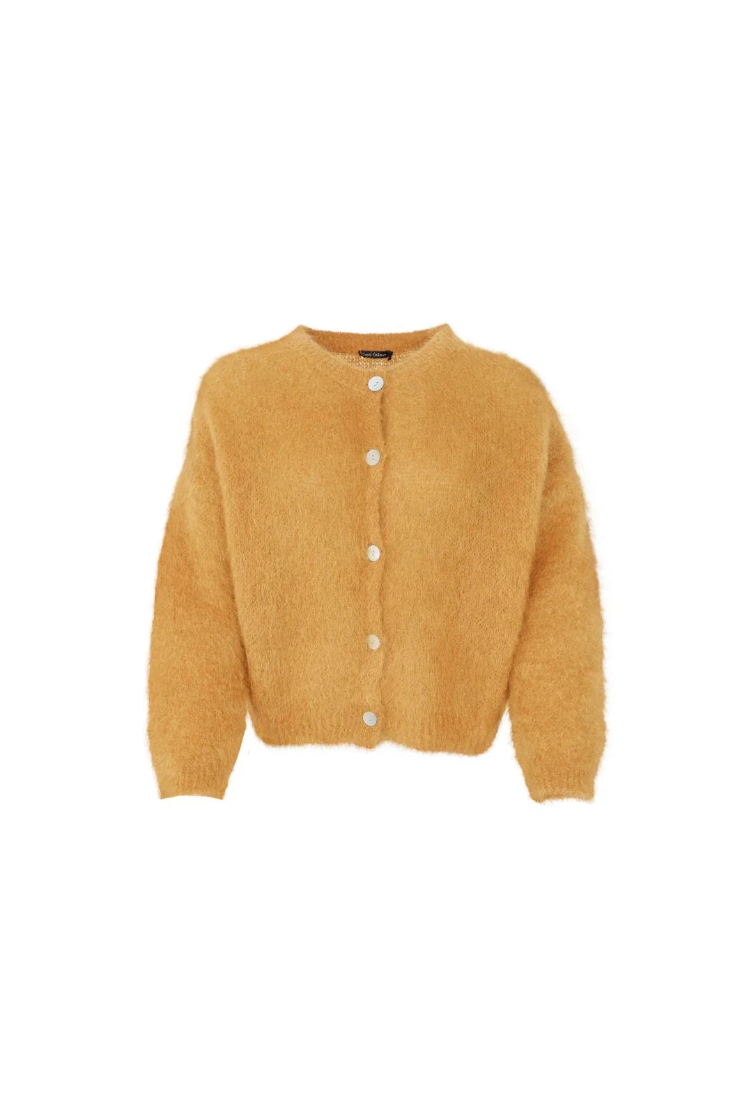 Black Colour BC Bjoerk Knit Cardigan 1264 Mustard