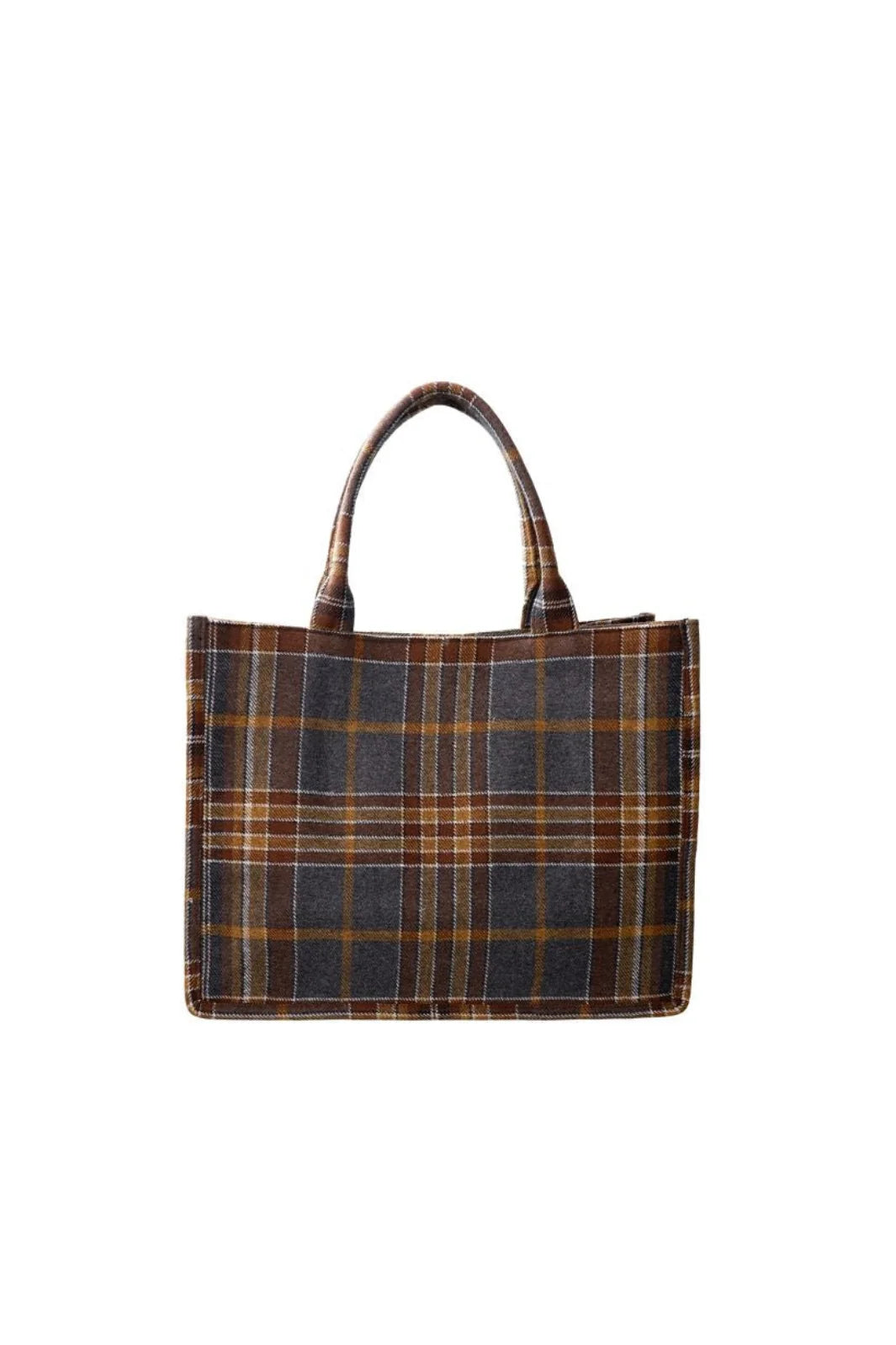Black Colour BCDex Bag Grey Check