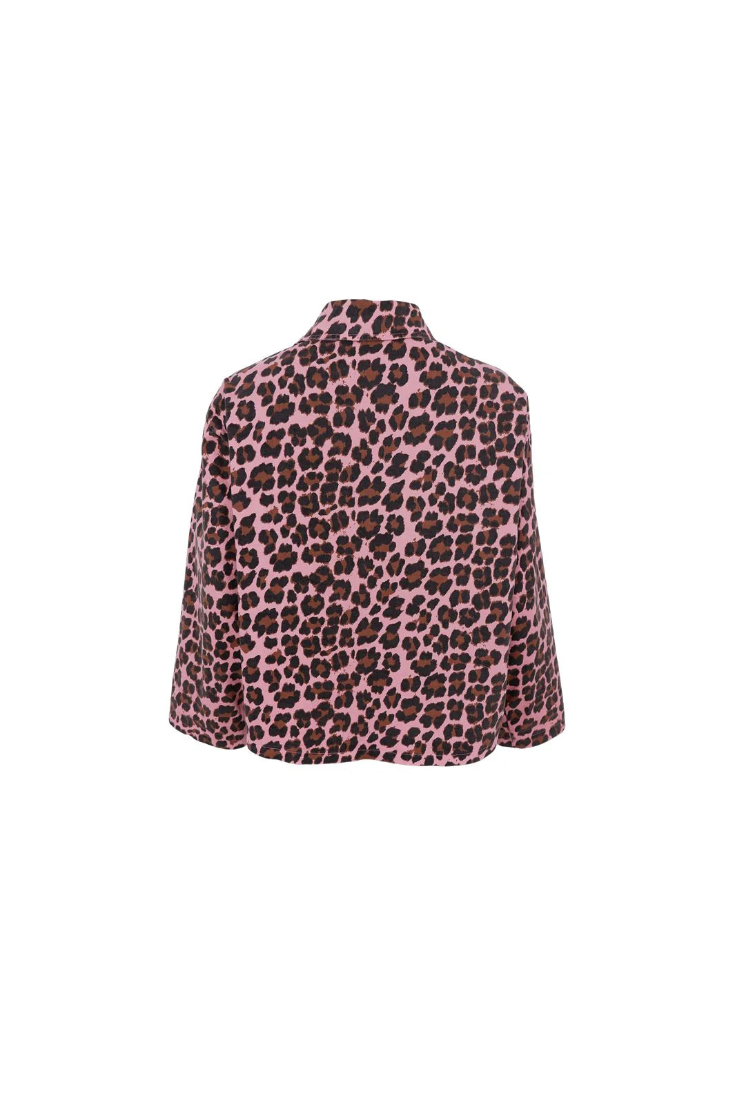 Black Colour BCEllie Shirt Jacket Pink Leo