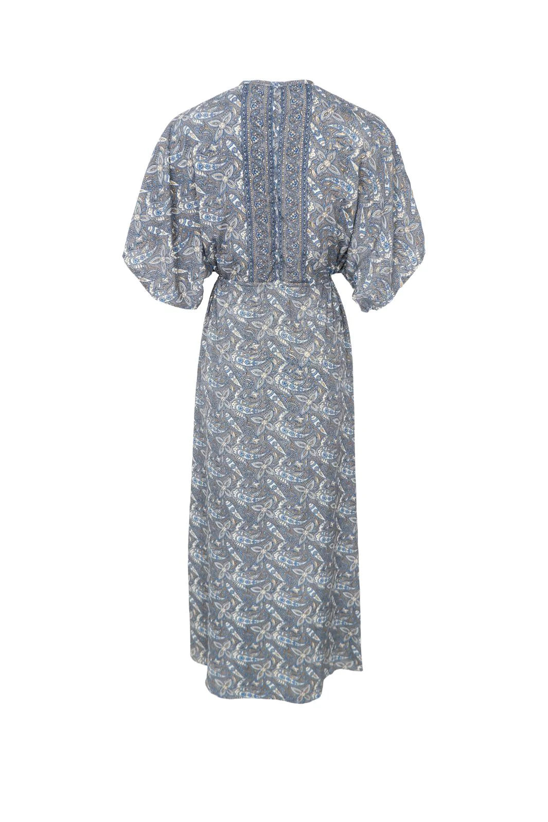 Black Colour BCLuna Long V-neck Dress Glory Blue Limited
