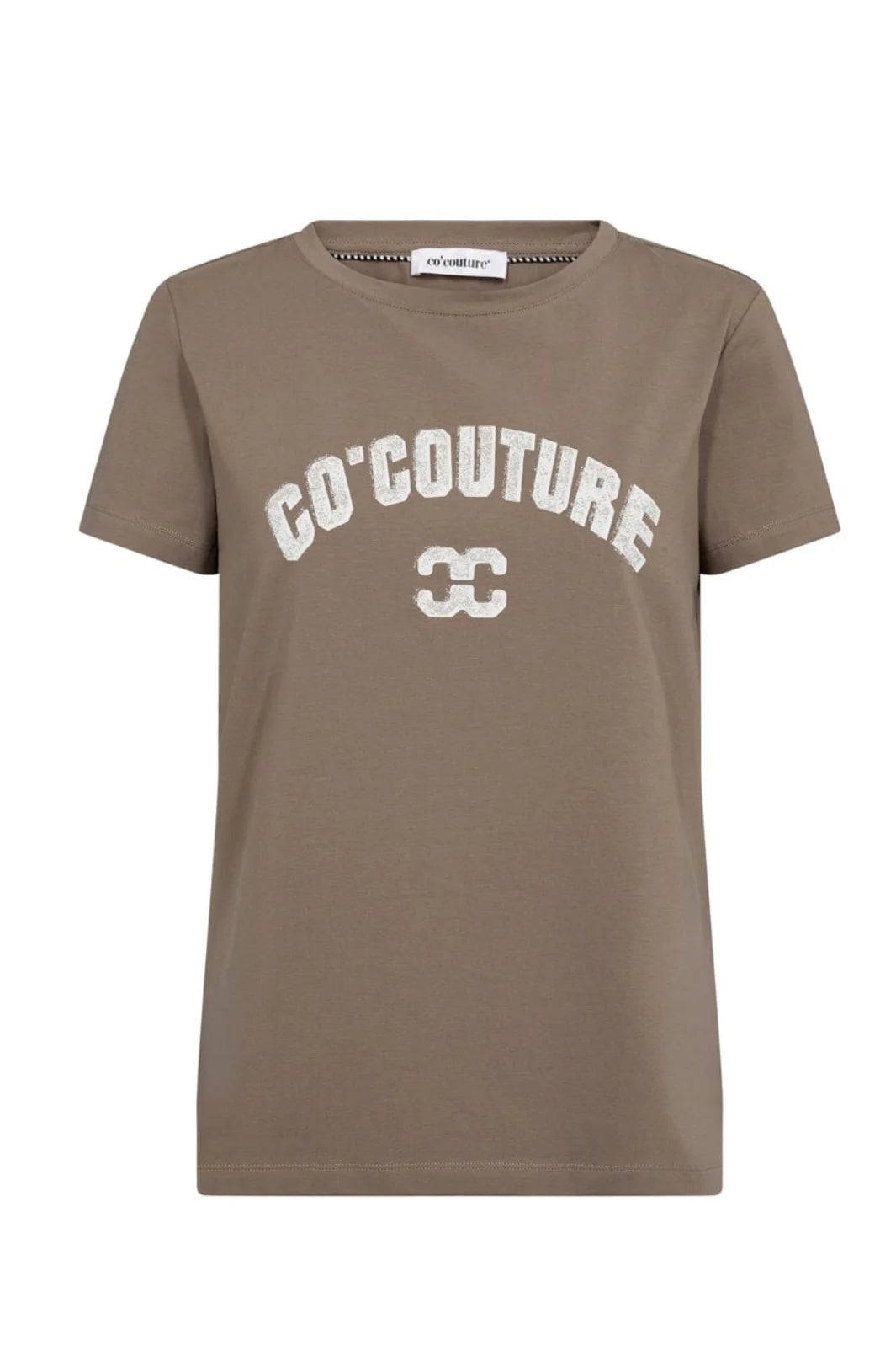 Co'Couture CoCoutureCC Logo Tee Walnut