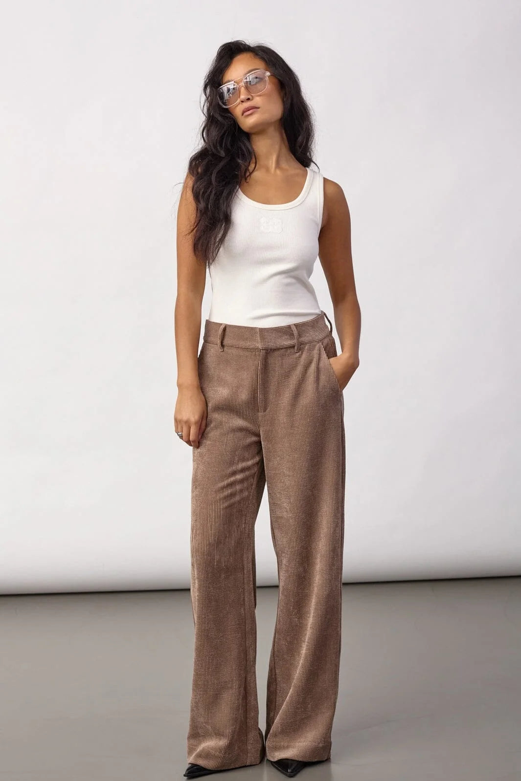 Co'Couture DaisyCC Cord Pant 500574 Walnut