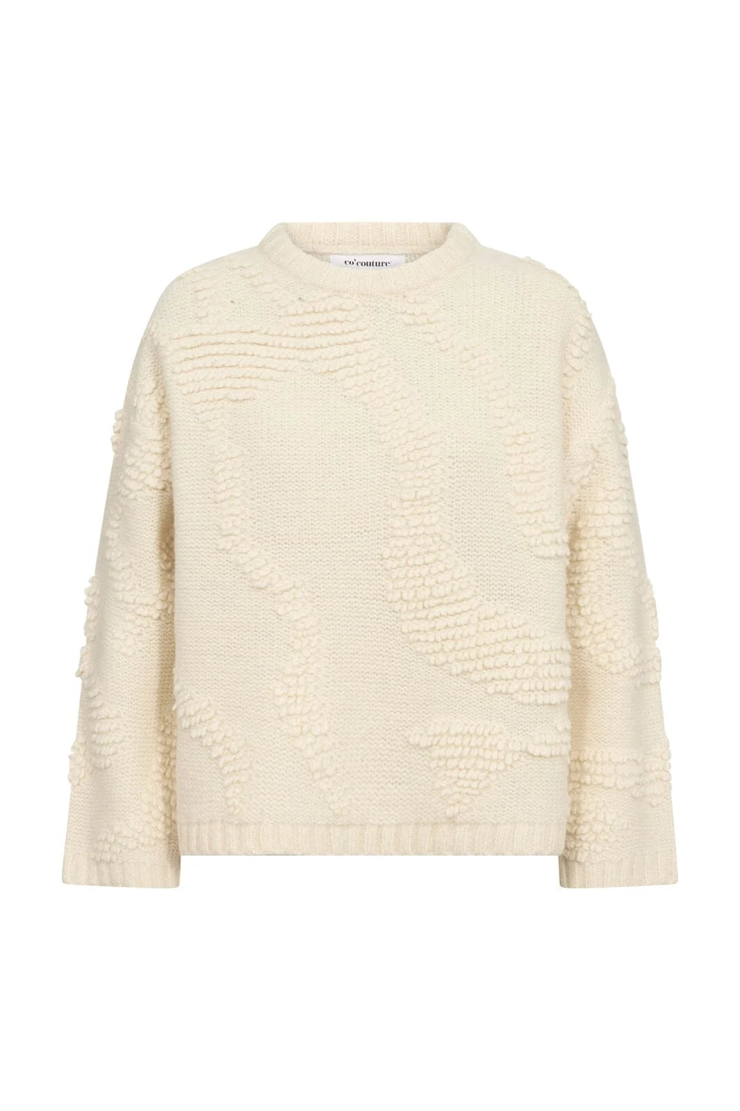 Co'Couture FabiaCC O-Neck Knit 500335 Off-White