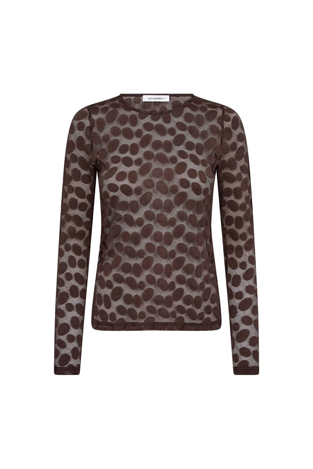 Co'Couture PenolaCC O-Neck Blouse 500266 Brown
