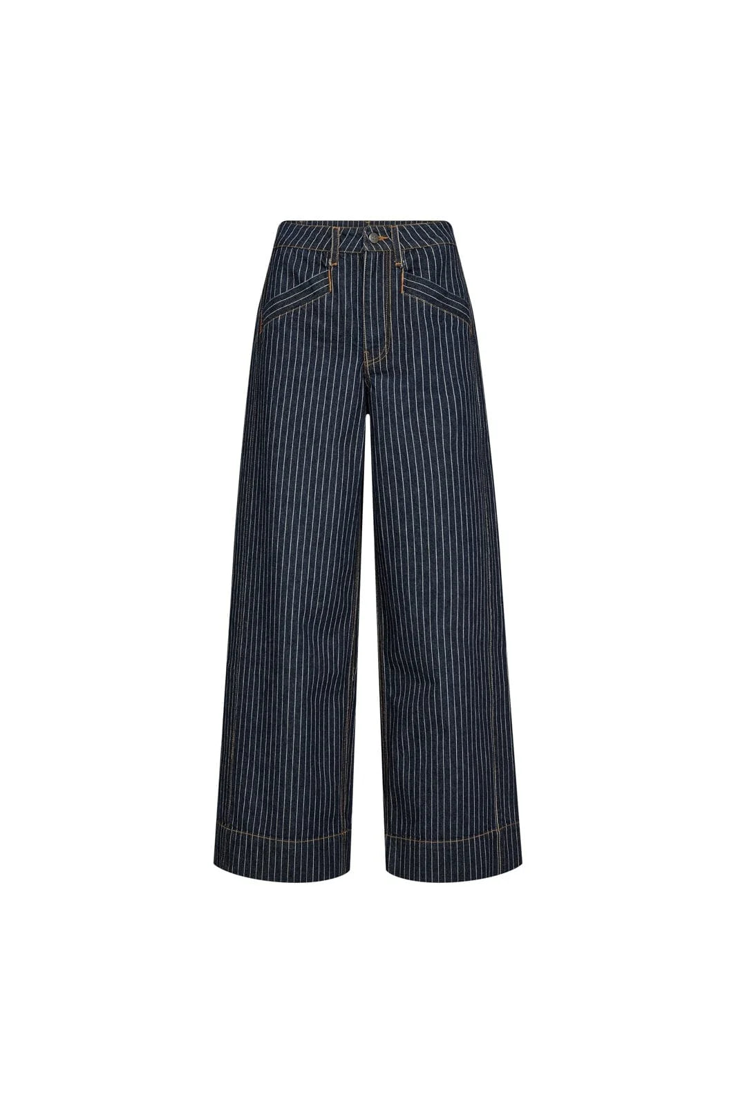 Co'Couture SiggaCC Stripe Pant 500039 Denim Blue